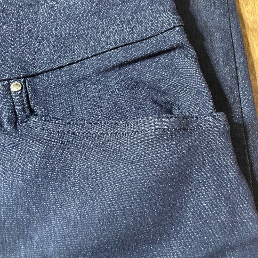 Hilary Radley Navy Slim Leg Pants - Picture 5 of 7